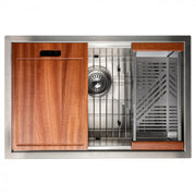 ZLINE 27" Undermount Single Bowl Ledge Sink Stainless Steel, SLS-27