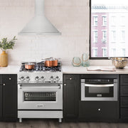 ZLINE 30" Alpine Series Wall Range Hood, Stainless, ALP10WL-30