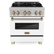 ZLINE 30" Autograph, Dual Fuel Range,RASZ-WM-30-CB