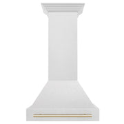 ZLINE 30" Autograph DuraSnow Stainless Steel Hood 8654SNZ-30-G
