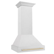 ZLINE 30" Autograph DuraSnow Stainless Steel Hood 8654SNZ-30-G