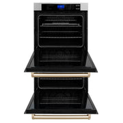 ZLINE 30" Autograph Edition Double Wall Oven with Self Clean and True Convection in Stainless Steel AWDZ-30-G