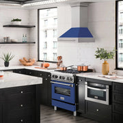 ZLINE 30" Autograph Stainless Wall Range Hood, 8654STX-BM-30