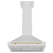 ZLINE 30" Autograph Stainless Wall Range Hood KB4STZ-30-G