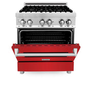 ZLINE 30" Bundle Range RA-RM-30 & Wall Range Hood KB-30, 2KP-RARMRH30