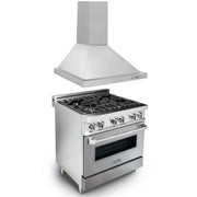 ZLINE 30" Bundle Range RA-SN-30 & Range Hood KB-30, 2KP-RASNRH30