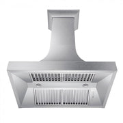 ZLINE 30" Designer Snow Stainless Finish Wall Range Hood, 8632S-30