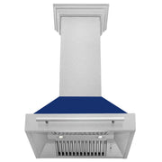 ZLINE 30" DuraSnow® Stainless Steel Range Hood with Color Shell Options 8654SNX-BG-30