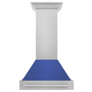 ZLINE 30" DuraSnow® Stainless Steel Range Hood with Color Shell Options 8654SNX-BM-30