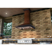 ZLINE 30" Hand-Hammered Copper Finish Wall Range Hood, 655-HBXXX-30
