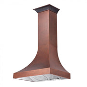 ZLINE 30" Hand-Hammered Copper Finish Wall Range Hood, 8632H-30