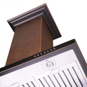ZLINE 30" Hand Hammered Copper Island Range Hood, 8GL2Hi-30