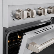 ZLINE 30 In. Gas Range, Stainless Steel w/ Brass Burners, SGR-BR-30