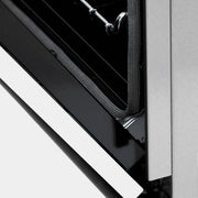 ZLINE 30" Induction Range in DuraSnow with a 4 Element Stove and Electric Oven RAINDS-WM-30