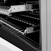 ZLINE 30" Induction Range in DuraSnow with a 4 Element Stove and Electric Oven RAINDS-WM-30