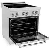 ZLINE 30" Induction Range with a 4 Element Stove and Electric Oven in Stainless Steel RAIND-30