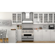 ZLINE 30" Professional Wall Range Hood, Stainless Steel, 597CRN-30