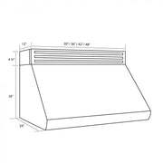 ZLINE 30" Recirculating Under Cabinet Stainless Range Hood, RK527-30