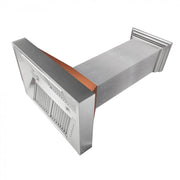 ZLINE 30" Snow Finish Wall Range Hood, Copper Shell, 8654C-30