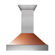ZLINE 30" Snow Finish Wall Range Hood, Copper Shell, 8654C-30