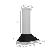 ZLINE 30" Stainless Range Hood Shell, Stainless Handle KB4SNX-BLM-30