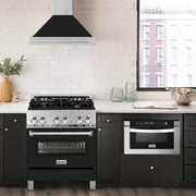 ZLINE 30" Stainless Range Hood Shell, Stainless Handle KB4SNX-BLM-30