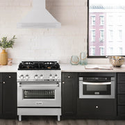 ZLINE 30" Stainless Steel Range Hood with Stainless Steel Handle KB4STX-30