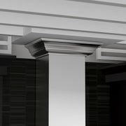 ZLINE 30" Stainless Steel Wall Range Hood, Crown Molding, KBCRN-30