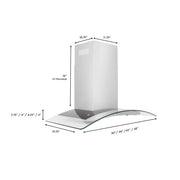 ZLINE 30" Stainless Steel Wall Range Hood KN4-30