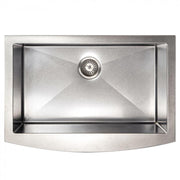 ZLINE 30" Undermount Single Bowl Apron Sink Stainless Steel, SAS-30S