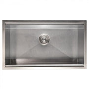 ZLINE 30" Undermount Single Bowl Ledge Sink Stainless Steel, SLS-30S