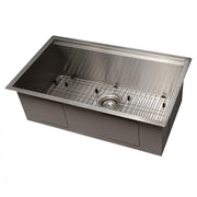 ZLINE 30" Undermount Single Bowl Ledge Sink Stainless Steel, SLS-30S