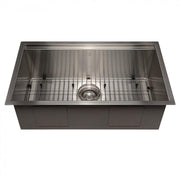 ZLINE 30" Undermount Single Bowl Ledge Sink Stainless Steel, SLS-30S