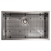 ZLINE 30" Undermount Single Bowl Sink DuraSnow Stainless Steel, SRS-30S