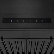 ZLINE 30" Wall Mount Range Hood, Black Stainless Steel, BSKENCRN-30