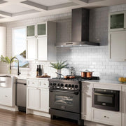 ZLINE 30" Wall Mount Range Hood in Black Stainless Steel, BSKEN-30