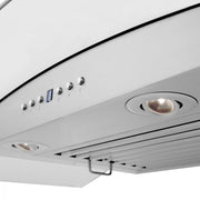 ZLINE 30" Wall Range Hood, Built-in CrownSound® Bluetooth Speakers, KZCRN-BT-30