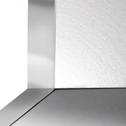 ZLINE 30" Wall Range Hood. DuraSnow Stainless, Mirror Accents, 655MR-30