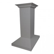 ZLINE 30" Wooden Island Mount Range Hood in Gray, KBiUU-RS-30-400