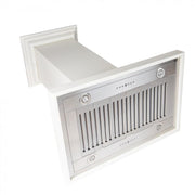 ZLINE 30" Wooden Island Range Hood in Cottage White, KBiTT-30