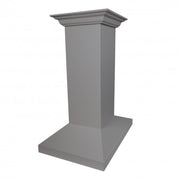 ZLINE 30" Wooden Island Range Hood in Gray, KBiUU-30