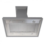 ZLINE 30" Wooden Island Range Hood in Gray, KBiUU-30