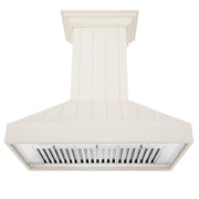 ZLINE 30" Wooden Wall Mount Range Hood in Cottage White, KPTT-30
