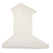 ZLINE 30" Wooden Wall Mount Range Hood in Cottage White, KPTT-30