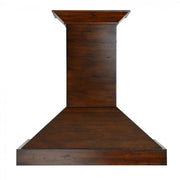 ZLINE 30" Wooden Wall Range Hood in Walnut, KBRR-30