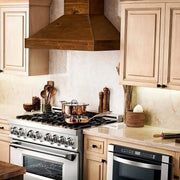 ZLINE 30" Wooden Wall Range Hood in Walnut, KBRR-30