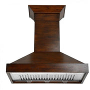 ZLINE 30" Wooden Wall Range Hood in Walnut, KBRR-30