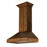 ZLINE 30" Wooden Wall Range Hood, Rustic Light, KPLL-30