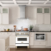 ZLINE 30"Autograph, Dual Fuel Range, Stainless, Gold Accents, RAZ-WM-30-G
