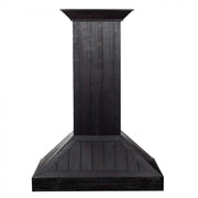 ZLINE 30"Wooden Wall Range Hood, Rustic Dark, KPDD-30